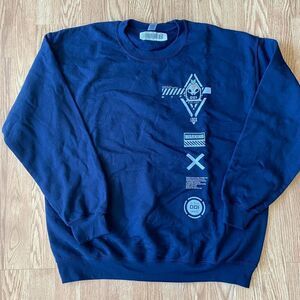 Light PROTOTYPE Crewneck Sweatshirt Navy Large